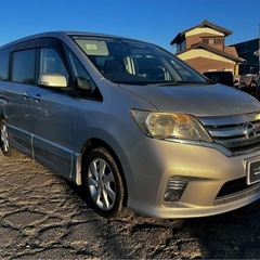 【支払総額19.8万円】激安ファミリーカーセレナHWS車検令和8年11月 両側パワスラ 社外ナビ ワンオーナー 安心のコミコミ表示金額！の画像