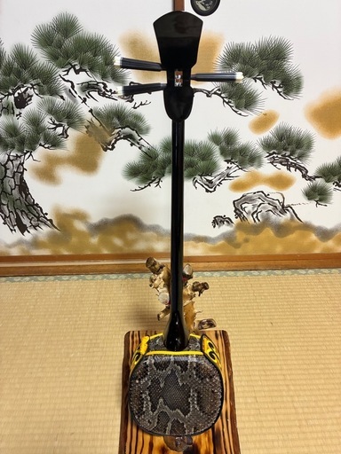 1月19日終了！沖縄三線！新品！貴重！知念大工型！本張り【一枚張り】③