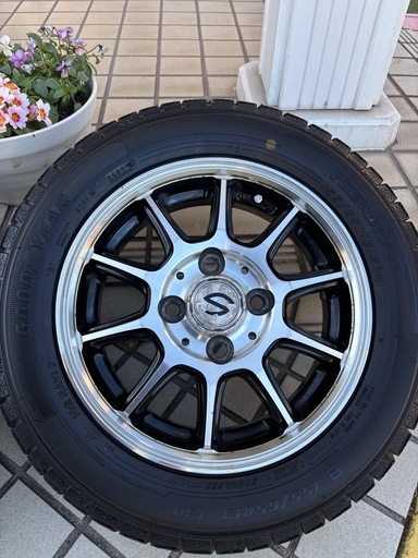 155/65R13 22年製深溝 GOODYEAR ICENAVI 7 近くなら➕1000円で届けます。 
