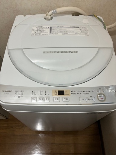 SHARP ES-GE6C W　2019年