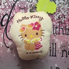 日焼けキティキーホルダーの画像