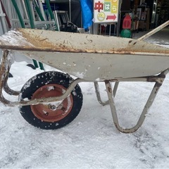一輪車　ネコ　農業　農家　農作業　現場　作業　運搬　台車　ガーデニング　中古　③の画像