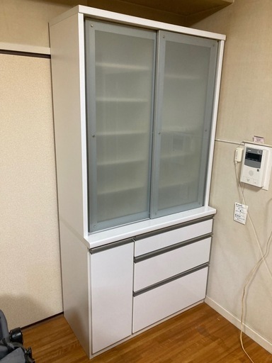 【受け渡し者決定しました】キッチンボード･食器棚･キッチン収納･収納･棚･シンプル