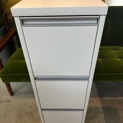 【ロータイプ】薄型ランドリーラック 収納ラック　3段の画像