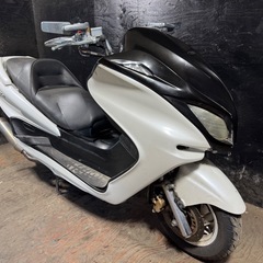 ★支払い総額5.8万円★関東圏内即日配送可能！ヤマハ　マジェスティC250 SG03J 社外マフラー！フロントマスク！LEDテール！の画像