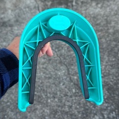 Famica 靴脱ぎ履きサポート ブラックグリーン 介護・妊婦の画像