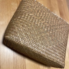 籠バックの画像