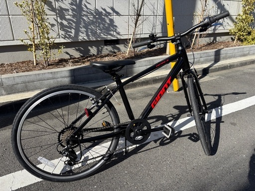 【ほぼ新品】GIANT escape jr 24 黒 子供用
