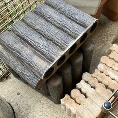 花壇などの資材　無料の画像