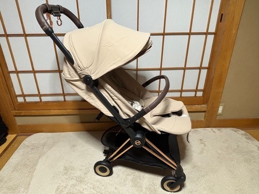 お取引中【美品】サイベックス　コヤ　ベビーカー　コージーベージュ　ローズゴールド　バンパーバー➕おまけ付き