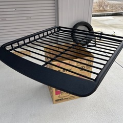 ショウワガレージ　Mサイズワイド ブラック A-x(エークロス)ルーフキャリア ルーフラックの画像