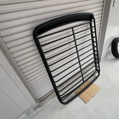 ショウワガレージ　Mサイズワイド ブラック A-x(エークロス)ルーフキャリア ルーフラックの画像