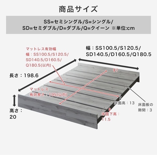 ARDEN ダブルベッド フレームダブルベッド　マットレス付き  （耐荷重700kg）