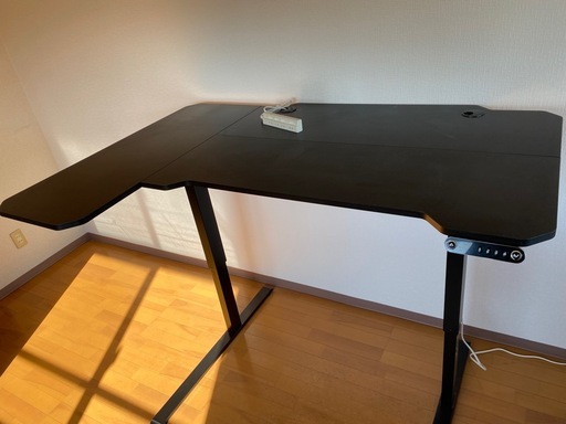 値下げ/格安　電動昇降デスク　中古美品 1/18午前引渡・値引き交渉可】L字電動昇降デスク (KykNBPMb) 西葛西の