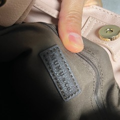 レザー製レディース用巾着バッグ新品未使用品　　の画像