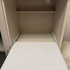 【中古】ニトリ 食器棚 キャビネット キッチンラック ボード オープンシェルフ レンジ台 キッチンボードの画像