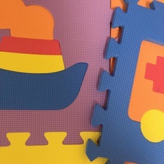 パネルマット おもちゃ 乗り物 子供用品 防音 6枚セットの画像