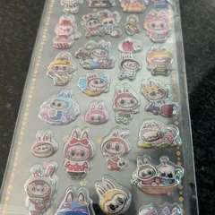 ラブブ　らぶぶ　ぷくぷく　ぷっくり　3D シール　の画像