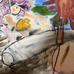 私が描いた油絵5点の画像