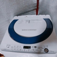 洗濯機　　シャープ　SHARPの画像