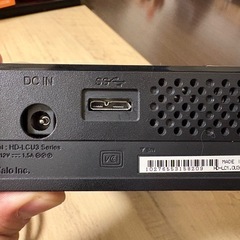 BUFFALO HD-LCU3 外付けHDDの画像