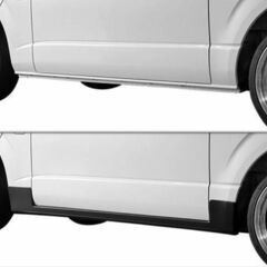 ハイエース 200系 標準ボディ ワイドボディ用 サイドステップ サイドスカートの画像
