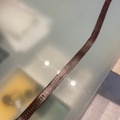 DKNY ダナキャラン　ブラウンレザーベルト　本革　全長約103センチ　茶色　メンズの画像