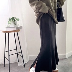 CLASSICALELF クラシカルエルフ 滑らかスウェードマーメイドスカート の画像