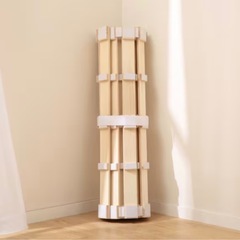 丸めてしまえる桐すのこベッド シングルの画像