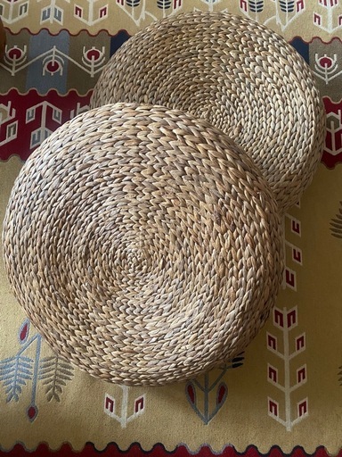 イケアIKEAALSEDA アルセーダ スツール, バナナ繊維 (mk) 細畑の椅子