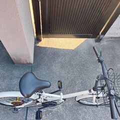 新年処分価格！ 使用浅！防犯登録致します。折りたたみ式変速付の画像