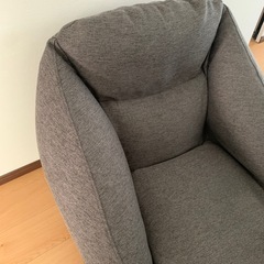 訳あり　無印良品　空気
できたソファ　チャコールグレー の画像