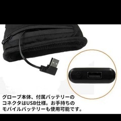 電熱グローブ Mサイズの画像