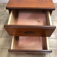 キャスター付きチェスト　木製【ZK-020】の画像