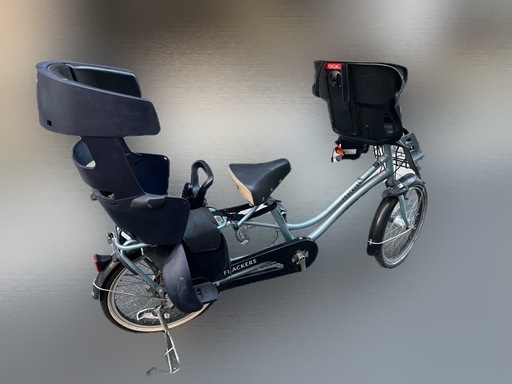丸石サイクル ふらっかーずココッティ 前後子乗せ 非電動 子供乗せ自転車