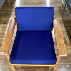 ウッドフレームソファ【町田市再生家具】252919の画像