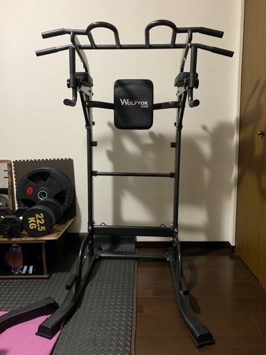 3点セット（トレーニングベンチ 、懸垂バー、バーベル台） 引き取り限定