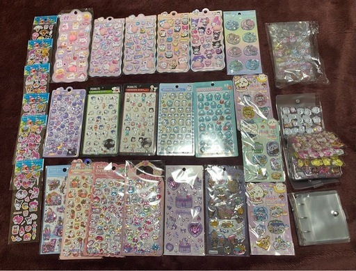 【値下げしました】ボンボンドロップシール  ぷくぷくシール  おしりぷにぷにシール など まとめ売り