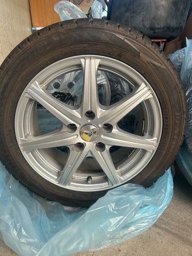 スタッドレスタイヤ　ホイール付き　ダンロップ　195/55R16 87Q