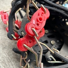 非金属タイヤチェーン ゴム製 静音タイプ 収納バッグ付き の画像