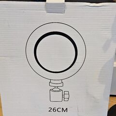 ほぼ未使用！リングライト付きスマートフォンスタンドの画像