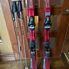 スキー　板　　＆ポールの画像