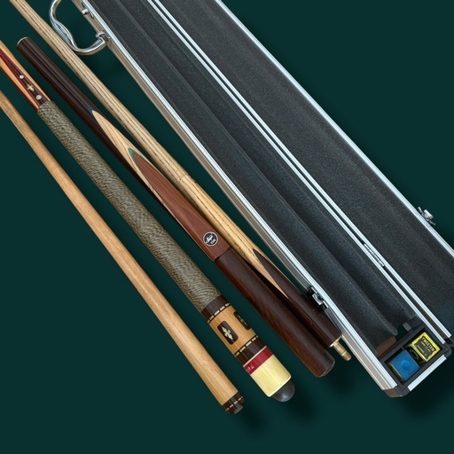 ビリヤードキュー2本 (サック) 難波のビリヤードの中古あげます・譲り