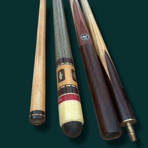 ビリヤードキュー2本 (サック) 難波のビリヤードの中古あげます・譲り