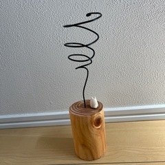 ①エアプランツホルダー　トトロ　　 ワイヤーの画像