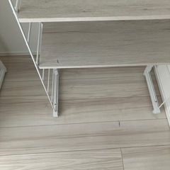 ニトリNポルダ  柱3本と棚5個セットの画像