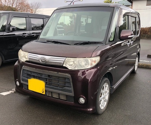 車検付きダイハツ タントカスタム※年式25年※ 走行8万キロ (トマト