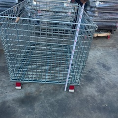  メッシュパレット ＜ケージ君＞ ケージ メッシュボックス 網パレット 網パレ 網かご 金網 折りたたみ
 の画像