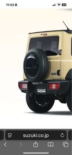 新車外し　ジムニーノマド　純正スペアタイヤ　ホイール　1本分　2026年4月納車分