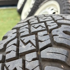 バリ山　七福タイヤ 165/60r15 LT  6PR  軽自動車用　タイヤ　スチールホイールの画像